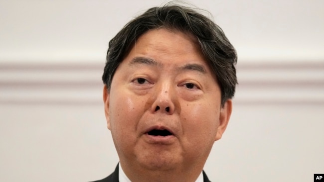 하야시 요시마사 일본 관방장관 (자료사진)