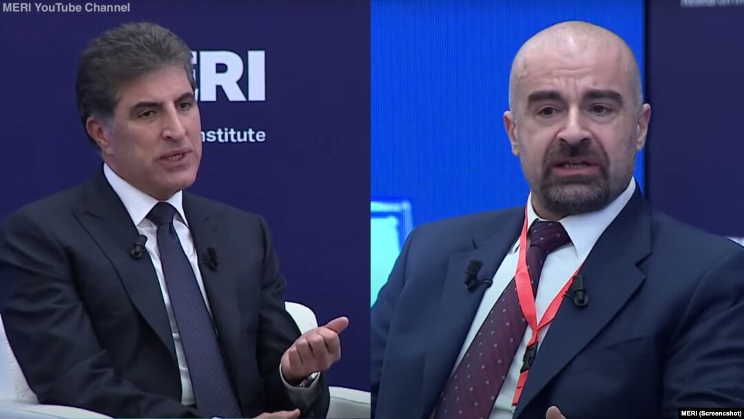نێچیرڤان بارزانی و بافڵ تاڵەبانی لە دیداری میری