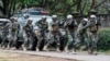 FILE - Members of the Kenyan police's General Service Unit (GSU) take part in a joint exercise hosted by the US embassy in Nairobi, Kenya, on Oct. 30, 2021.
