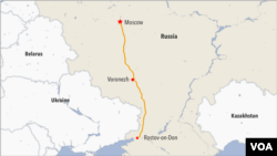 Rostov-on-Don to Moscow, Russia