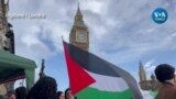 Londra’da Filistin'e destek için 100 bine yakın kişi yürüdü