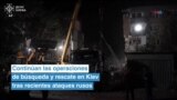 Continúan operaciones de rescate en Kiev tras recientes ataques rusos
