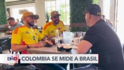 Fanáticos colombianos apoyan a su selección en California