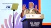 Прем'єр-міністр Індії Нарендра Моді виступає у Нью Делі в серпні 2023 року, напередодні саміту G20. Фото: AP Photo/Manish Swarup. 