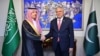 Saudi Foreign Minister Farhan bin Farhan Al-Saud meets with Pakistani counterpart Ishaq Dar in Islamabad, April 16, 2024. (Source: Pakistan Ministry of Foreign Affairs)