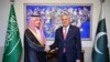 Saudi Foreign Minister Faisal bin Farhan Al-Saud meets with Pakistani counterpart Ishaq Dar in Islamabad, April 16, 2024. (Source: Pakistan Ministry of Foreign Affairs)