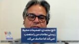 تابع محمدی: تصمیمات محیط زیستی مقامات من را متعجب نمی‌کند اما متاسف می‌کند 