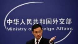 Juru bicara Kementerian Luar Negeri China Lin Jian dalam konferensi pers di Beijing, China, 20 Maret 2024. (REUTERS/Tingshu Wang0