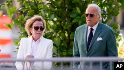 Valerie Biden and James Biden arrive to federal court, June 10, 2024, in Wilmington, Delaware.