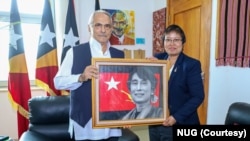 NUG ဝန်ကြီး ဒေါ်ဇင်မာအောင်ကို အရှေ့တီမောသမ္မတက လက်ခံတွေ့ဆုံ (ဇူလိုင်၊ ၂၀၂၃)