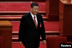 ប្រធានាធិបតី​សហរដ្ឋអាមេរិក​លោក Xi Jinping ចូលរួម​សមាជ​សភាប្រចាំឆ្នាំ នៅទីក្រុងប៉េកាំង ប្រទេសចិន កាលពីថ្ងៃទី១១ ខែមីនា ឆ្នាំ២០២៤។