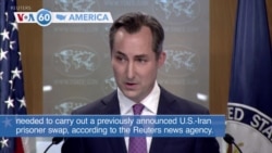 VOA60 America - US Agrees to Free 5 Iranians in Prisoner Swap