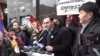 美国共和民主两党议员纽约集会抗议中共跨境执法