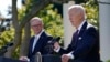 FILE - President Joe Biden and Australia's Prime Minister Anthony Albanese hold a news conference in the Rose Garden of the White House in Washington, Oct. 25, 2023. The two conferred Sept. 20, 2024, at Biden's home in Wilmington, Del.