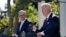 FILE - President Joe Biden and Australia's Prime Minister Anthony Albanese hold a news conference in the Rose Garden of the White House in Washington, Oct. 25, 2023. The two conferred Sept. 20, 2024, at Biden's home in Wilmington, Del.
