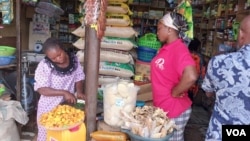 Les commerçants au marché de Gwarimpa, à la périphérie d’Abuja, la capitale nigériane.