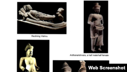 Many of the pieces are thought to date back to the Khmer Empire, a once-mighty dynasty that sprawled across much of modern-day Cambodia, Thailand, Vietnam and Laos between the ninth and 15th centuries. (Web Screenshot)