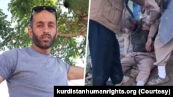 تصویر «شبکه حقوق بشر کردستان» از پیمان احمدی، کولبری که کشته شد.
