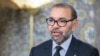 Le roi du Maroc Mohammed VI prononce un discours à la nation marquant le 25e anniversaire de son accession au trône le 30 juillet 2024.