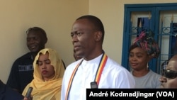 Dr Succès Masra premier ministre du Tchad, le 7 janvier 2024. (VOA/André Kodmadjingar)