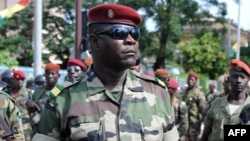 Claude Pivi, le 2 octobre 2009, quelques jours après le massacre au Stade du 28 septembre à Conakry (AFP)