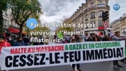 Paris’te Filistin’e destek yürüyüşü: “Hepimiz Filistinliyiz”