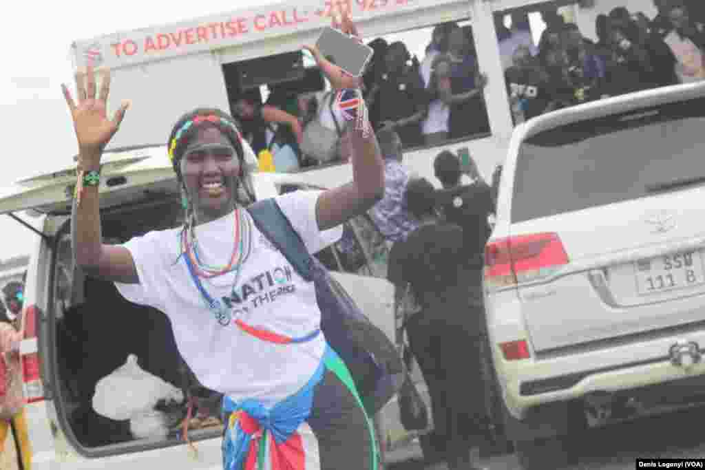 S. Sudanese celebrate return of men's basketball team from Paris Olympics