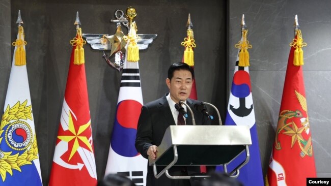 신원식 한국 국방부 장관 (자료사진=한국 국방부)