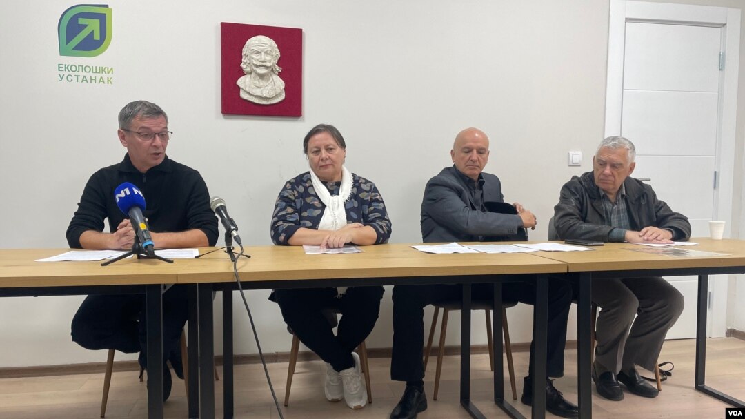 Konferencija za medije Ekološkog ustanka o iskopavanju litijuma u Srbiji