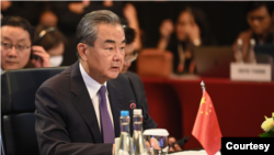 Direktur Urusan Luar Negeri Komite Pusat Partai Komunis China, Wang Yi di Jakarta, Kamis (13/7). Courtesy : Kemlu RI.