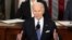 သမ္မတ Joe Biden အမေရိကန်လွှတ်တော်မှာ နိုင်ငံတော်အခြေပြမိန့်ခွန်းပြောကြားစဥ်။ (မတ်လ ၇၊ ၂၀၂၄) &nbsp;