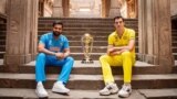 Cricket World Cup Trophy INDvAUS
