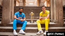 Cricket World Cup Trophy INDvAUS