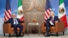 FILE - U.S. President Joe Biden, right, meets with Mexican President Andres Manuel Lopez Obrador on the sidelines of the Asia-Pacific Economic Cooperation (APEC) summit in San Francisco, Nov. 17, 2023.