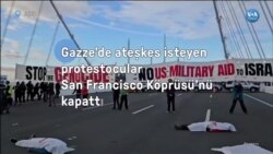 Gazze’de ateşkes isteyen protestocular San Francisco Köprüsü’nü kapattı
