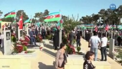 2. Karabağ Savaşı’nda ölenler Azerbaycan’da törenle anıldı