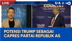 Laporan VOA untuk TVRI: Potensi Donald Trump Sebagai Capres Partai Republik AS