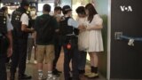 香港警方周日逮捕了23名紀念六四34週年的港人