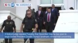 VOA60 America- Federal judge signaled that December may be too soon to begin former President Donald Trump’s trial over classified documents