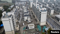 碧桂園在上海開發的沒有完工的樓盤。 (2024年2月29日)