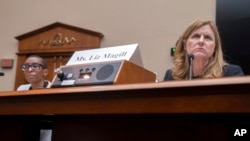 Harvard President Claudine Gay, left, and University of Pennsylvania President Elizabeth Magill listen during a hearing of the House Committee on Education on Capitol Hill, Dec. 5, 2023.