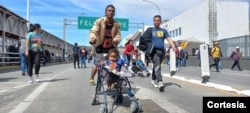 Migrantes en Ciudad Juárez. Foto Francisco Servin.