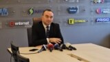 Predsednik Privredne komore Kosova Ljuljzim Rafuna, 5. januar 2024. (Foto: Glas Amerike/Budimir Ničić)