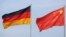 德国与中国国旗