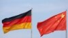 德国与中国国旗。（路透社照片）