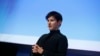 Pendiri dan CEO Telegram, Pavel Durov, menyampaikan pidato dalam Mobile World Congress di Barcelona, Spanyol, pada 23 Februari 2016. (Foto: Reuetrs/Albert Gea)