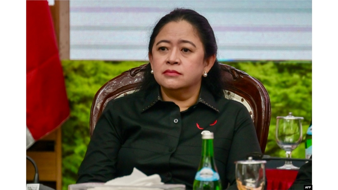 Ketua DPR Puan Maharani di Jakarta pada 18 Oktober 2023. (Foto: AFP)