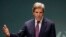FILE - John Kerry, US Special Presidential Envoy for Climate, speaks during a news conference at the COP28 U.N. Climate Summit, Dec. 6, 2023, in Dubai, United Arab Emirates. 