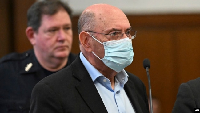 Allen Weisselberg appears in Manhattan criminal court in New York, March 4, 2024.