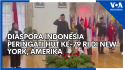 Laporan VOA untuk BTV: Diaspora Indonesia Peringati HUT ke-79 RI di New York, Amerika